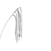 Decoris Plastic Spray with Hanging SpAngel 65cm - Silver
